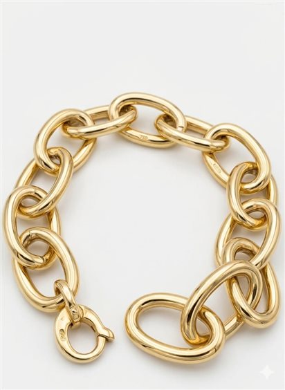 Pulsera Marcello Pane Mujer in Plata BRSL001-G - BRSL001-G